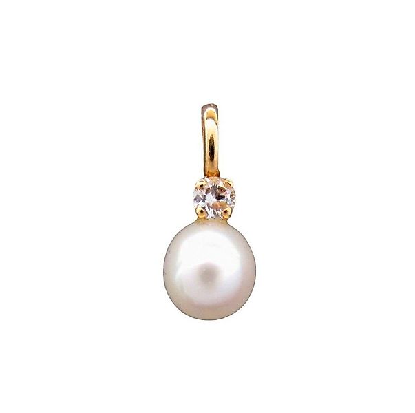 NICEANDnoble Kettenanhänger 585er Gelbgold Kettenanhänger Perle günstig online kaufen