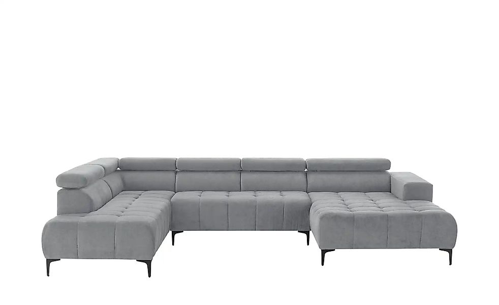 switch Wohnlandschaft  Caro ¦ grau ¦ Maße (cm): B: 350 H: 81 T: 214.0 Polst günstig online kaufen