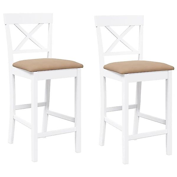 vidaXL Barhocker Barhocker mit Kissen 2 günstig online kaufen