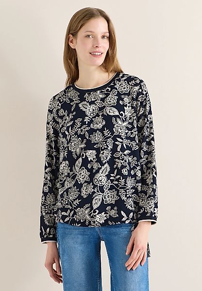 Cecil Langarmbluse aus softer Viskose günstig online kaufen
