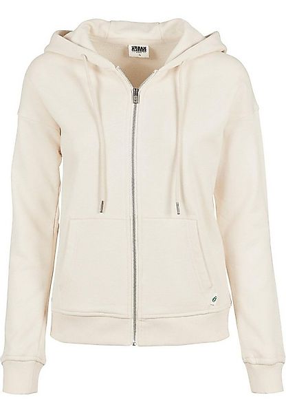 URBAN CLASSICS Sweatjacke Urban Classics Damen Ladies Organic Terry Zip Hoo günstig online kaufen