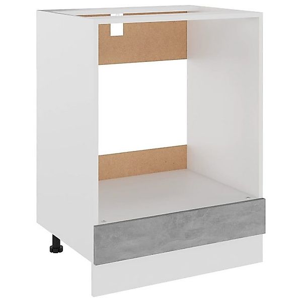 DOTMALL Herdumbauschrank Herdumbauschrank Betongrau 60x46x81,5 cm günstig online kaufen