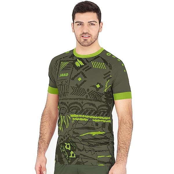 Jako T-Shirt (Trikot) Tropicana khaki/neongrün Herren günstig online kaufen