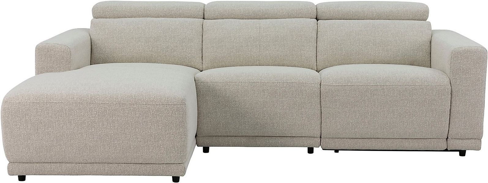 OTTO home Ecksofa LEOON L-Form, 255 cm - elektr. Relaxfunktion, mit USB A/C günstig online kaufen