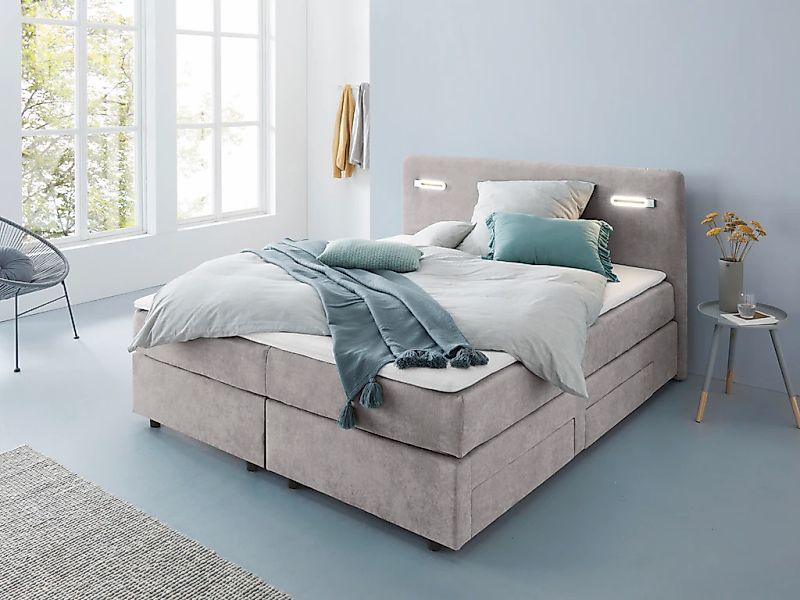 Home affaire "Luan" Schubkästen, LED-Beleuchtung und Topper, in Breite 120 günstig online kaufen