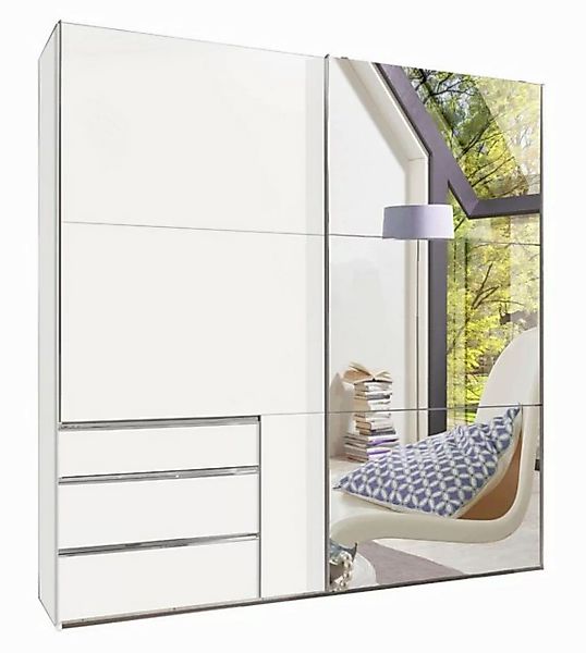 Wimex Kleiderschrank Level (Level, 1-St., Kleiderschrank) 250x65x216cm weiß günstig online kaufen