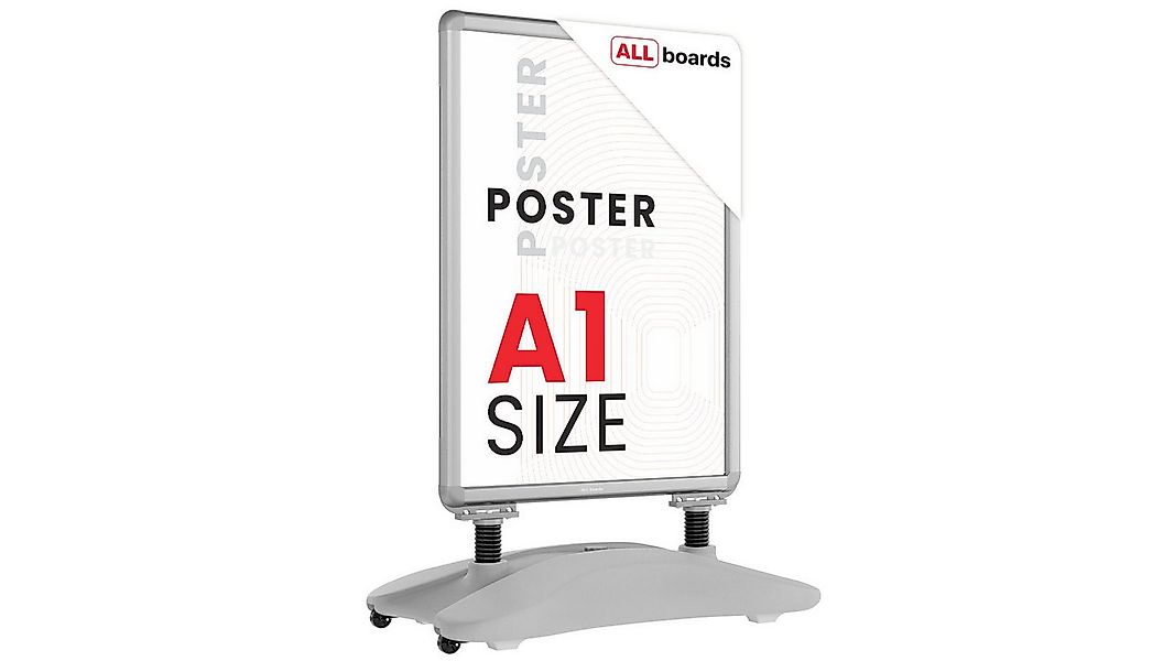 ALLboards Einzelrahmen ALLboards Kundenstopper A1 Waterbase – Aluminiumrahm günstig online kaufen