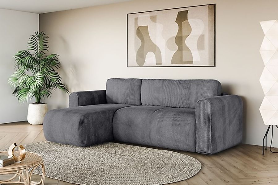 INOSIGN Ecksofa »Zacharia wahlweise Schlafsofa mit Bettkasten, B/T/H 250/16 günstig online kaufen