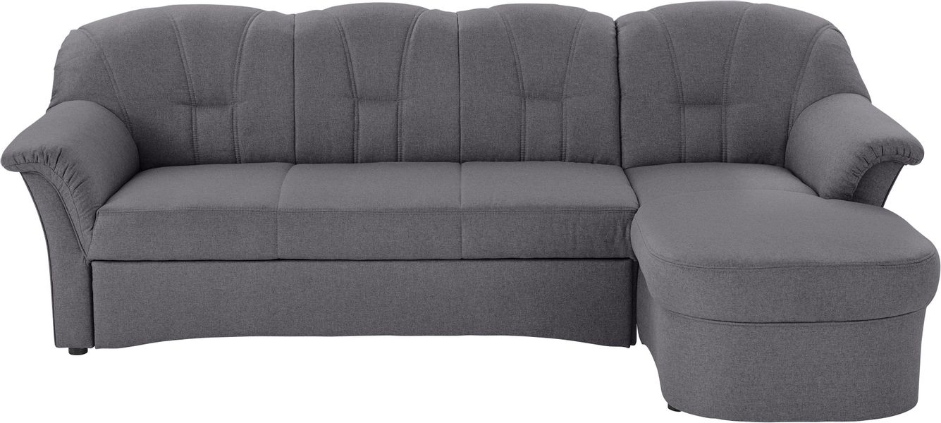DOMO collection Ecksofa "Papenburg, zeitlose Rückensteppung, elegante Forme günstig online kaufen