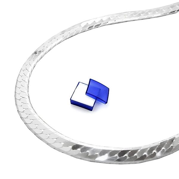 unbespielt Silberkette Halskette 3 mm Panzerkette günstig online kaufen