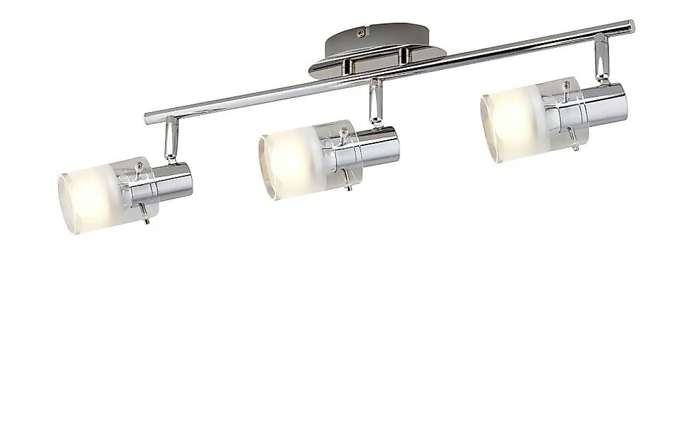 KHG LED- Deckenstrahler  3-flammig mit Glas   ¦ silber ¦ Maße (cm): B: 50 H günstig online kaufen