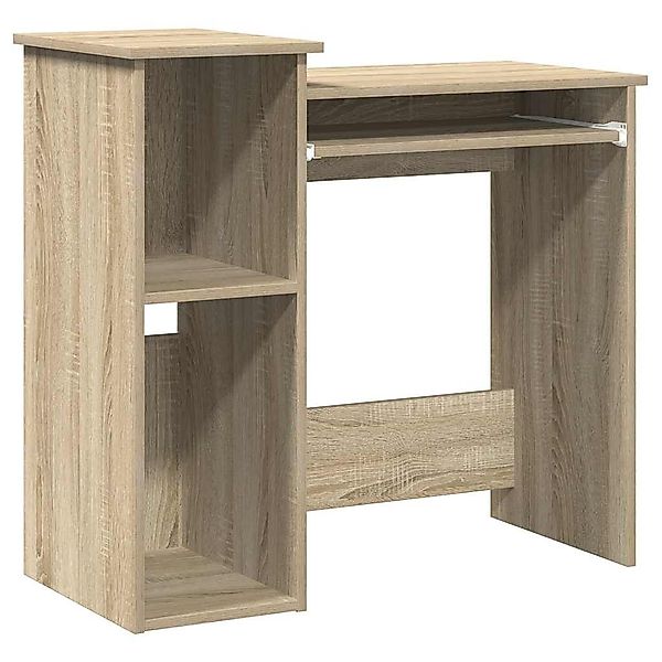 vidaXL Schreibtisch Schreibtisch mit Regalen Sonoma-Eiche günstig online kaufen