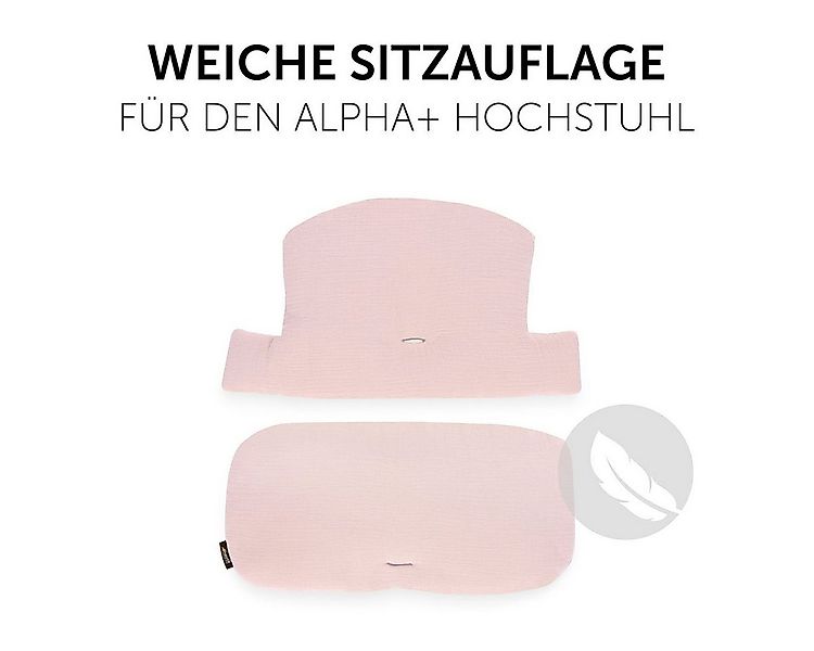 Hauck Hochstuhl Alpha Plus Black, Mitwachsender Kinderhochstuhl mit Essbret günstig online kaufen