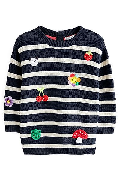 Next Strickkleid Pulloverkleid mit Streifenmotiv (1-tlg) günstig online kaufen