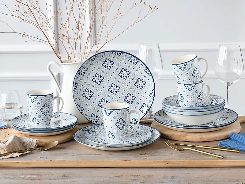 CreaTable Kombiservice »Yara«, (Set, 16 tlg.), orientalisch mediterraner St günstig online kaufen
