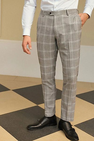 Next Anzughose Karierter Anzug im Slim-Fit: Hose (1-tlg) günstig online kaufen