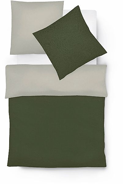 fleuresse Wendebettwäsche "Lech W 4158" 3 Stk. tlg. Edelflanell, Baumwolle, günstig online kaufen