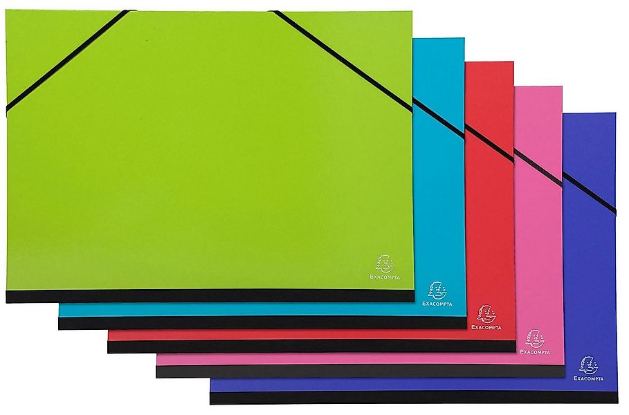 EXACOMPTA Schreibmappe 5x Zeichenmappe avec élastiques IDERAMA - A3 - sorti günstig online kaufen