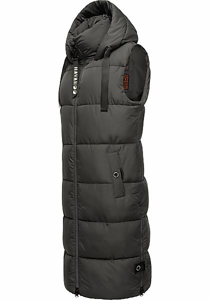 Navahoo Steppweste "Schnuffelchen" 1 Stk. warme Damen Outdoor-Weste lang mi günstig online kaufen