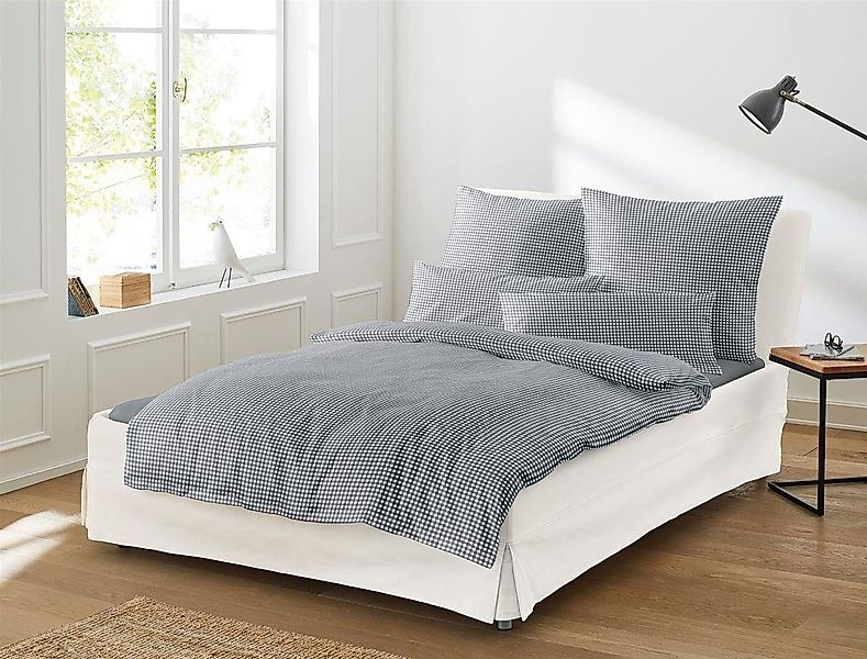 Irisette Bettwäsche Mako-Satin Bettwäsche Set uni günstig online kaufen