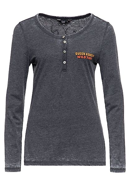 QueenKerosin Langarmshirt Rock Your Life (1-tlg) günstig online kaufen