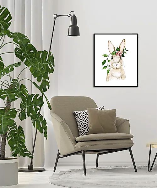 queence Bild »Akatosch« Hase   Hasen   Haustiere   Kunst   Ostern 1 Stk. tl günstig online kaufen