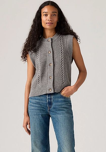Levis Strickweste "INES CABLE SWEATE", Materialmix mit Wollanteil günstig online kaufen