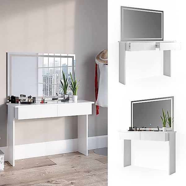 Vicco Schminktisch Azur, Weiß, 120 cm günstig online kaufen