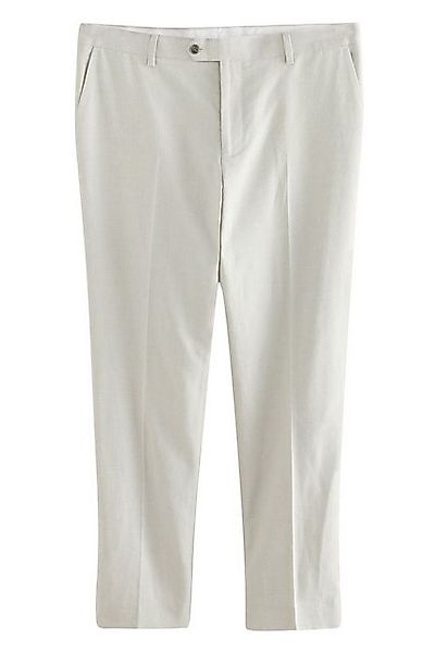 Next Anzughose Strukturierte Tailored Fit Anzughose aus Leinen (1-tlg) günstig online kaufen