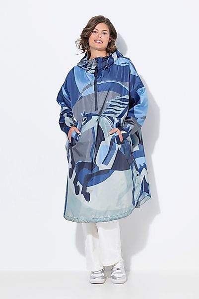Laurasøn Funktionsjacke Funktions-Regencape Unisex Print Kapuze günstig online kaufen