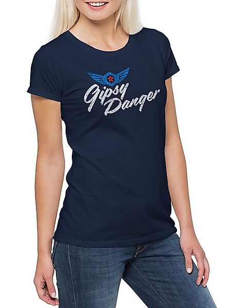 Urban Backwoods Print-Shirt Vintage Gipsy Danger Logo Damen T-Shirt Del Tor günstig online kaufen