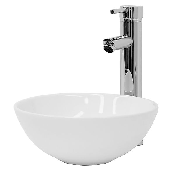 LuxeBath Waschbecken Aufsatzwaschbecken aus Keramik für günstig online kaufen