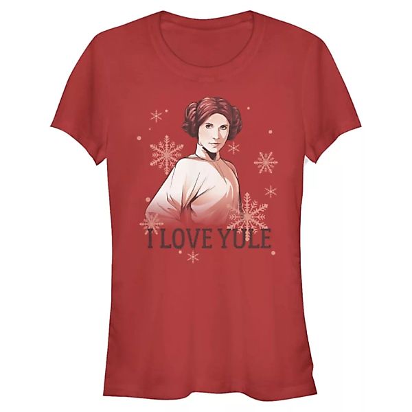 Star Wars - Prinzessin Leia I Love Yule - Weihnachten - Frauen T-Shirt günstig online kaufen