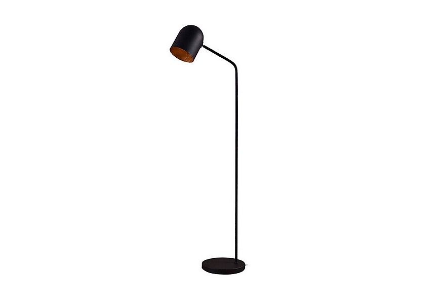 Lindby Stehlampe Morik, Metall, Schwarz IP20, 1 x 60 W günstig online kaufen