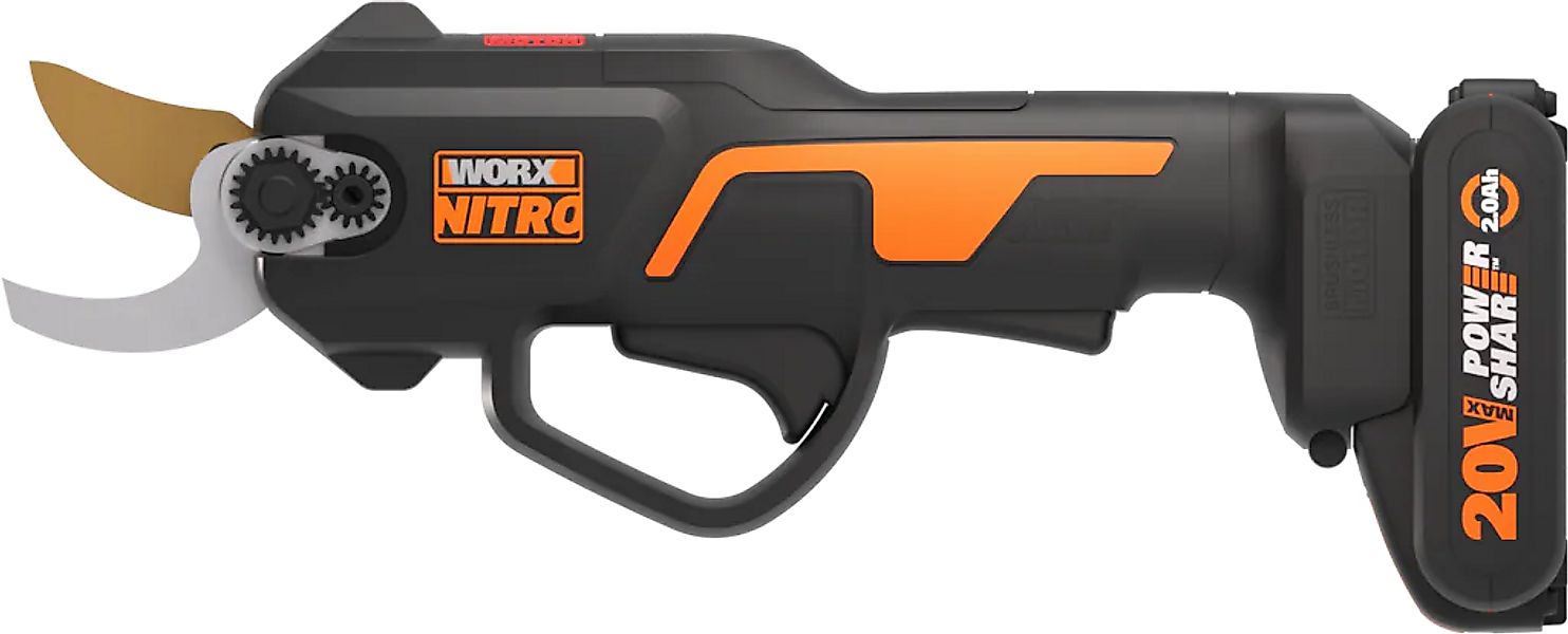 Worx Akku-Astschere "NITRO WG330E", 25 mm Schnitt, 2800 Schnitte pro Ladung günstig online kaufen