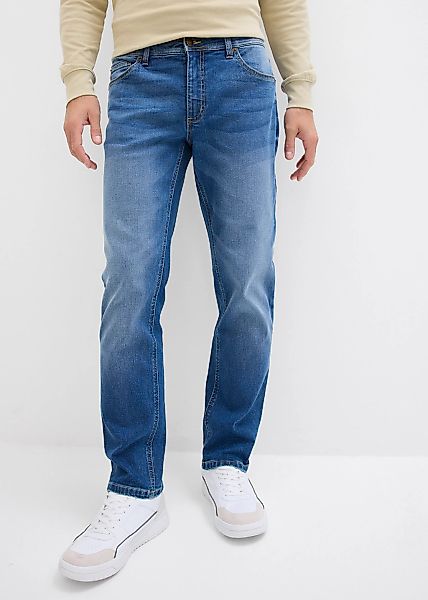 bonprix Regular-fit-Jeans "Regular Fit Stretch-Jeans, Straight" Regular-fit günstig online kaufen
