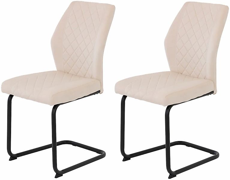 HELA Freischwinger "Freischwinger DALLAS 140kg belastbar, mit Rautensteppun günstig online kaufen