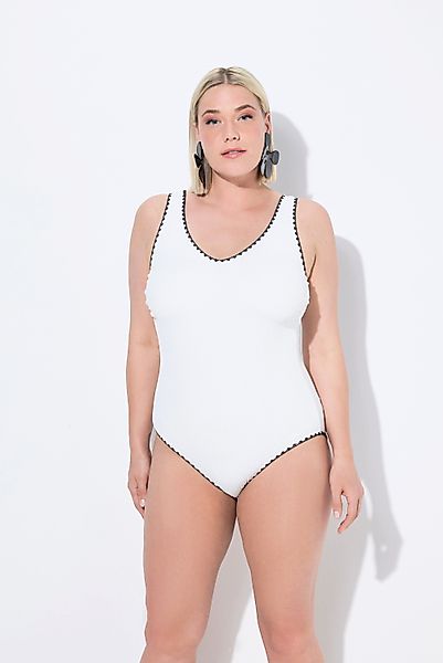 Ulla Popken Badeanzug Badeanzug Struktur ohne günstig online kaufen
