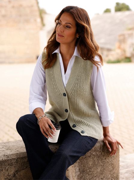 Inspirationen Strickweste günstig online kaufen