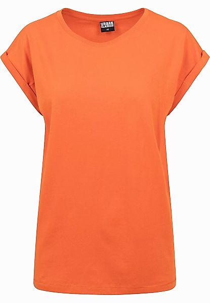 URBAN CLASSICS Kurzarmshirt "Urban Classics Damen Ladies Extended Shoulder günstig online kaufen