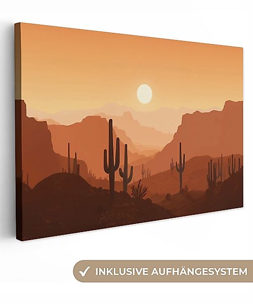 OneMillionCanvasses® Leinwandbild Landschaft - Wüste - günstig online kaufen