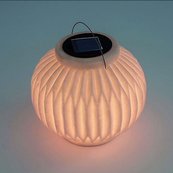 esotec Hängeleuchten Solar Dekorationsleuchte Ibiza, Sandstein günstig online kaufen