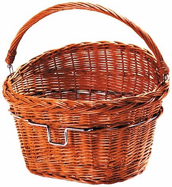 KlickFix Fahrradkorb "Vorderradkorb Weidenkorb" günstig online kaufen