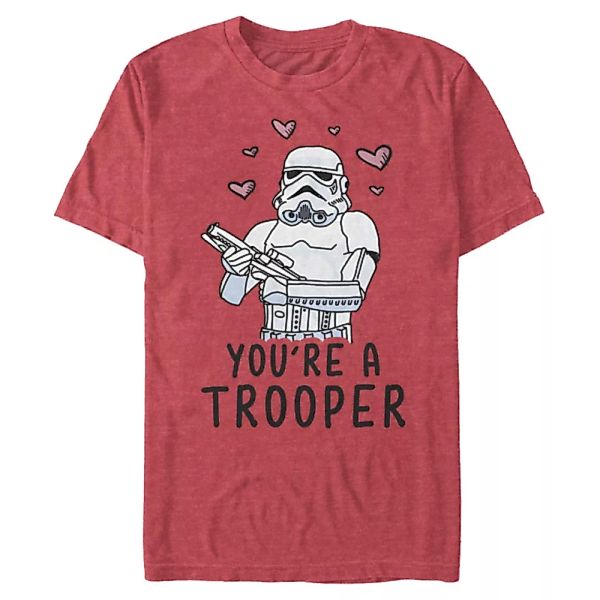 Star Wars - Trooper Love - Valentinstag - Männer T-Shirt günstig online kaufen