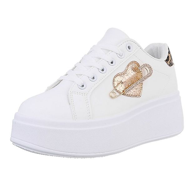 Ital-Design Damen Low-Top Freizeit Sneaker (88930475) Keilabsatz/Wedge Snea günstig online kaufen