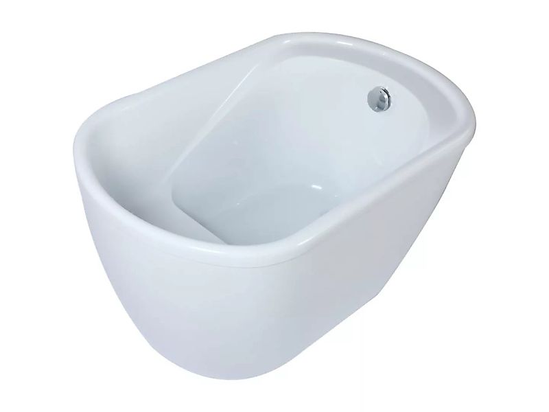 Freistehende Badewanne - 240 L - 120 x 75 x 65 cm - Weiß - PICCOLA günstig online kaufen