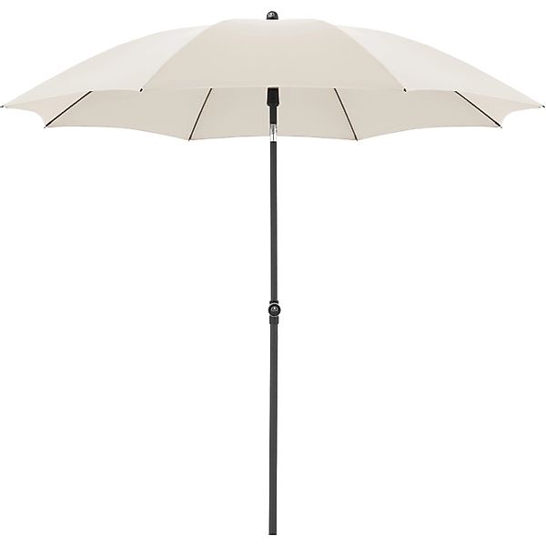 Doppler Marktschirm Active Green Edition Ø 208 cm Natur mit Knickfunktion günstig online kaufen