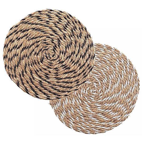 Macosa Home Platzset 2 STK. Stroh günstig online kaufen