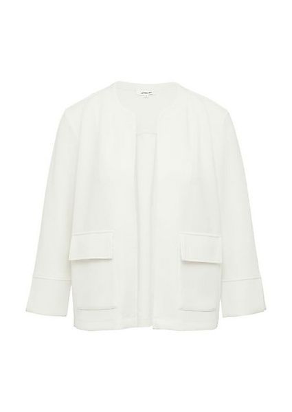 s.Oliver Sweatjacke - Blazerjacke im Crop-Style für Damen günstig online kaufen