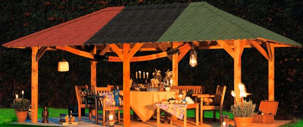 Karibu Dachschindeln, Biberschwanz, 3 m² pro günstig online kaufen